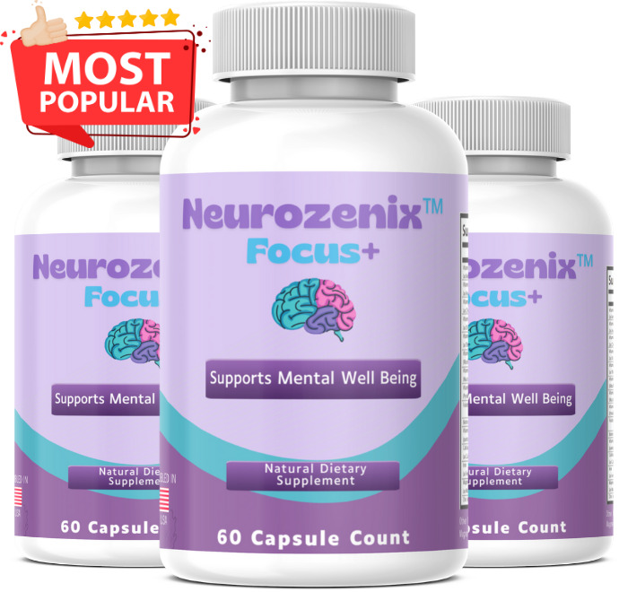 Neurozenix™ Focus+ 3 Bottle Image